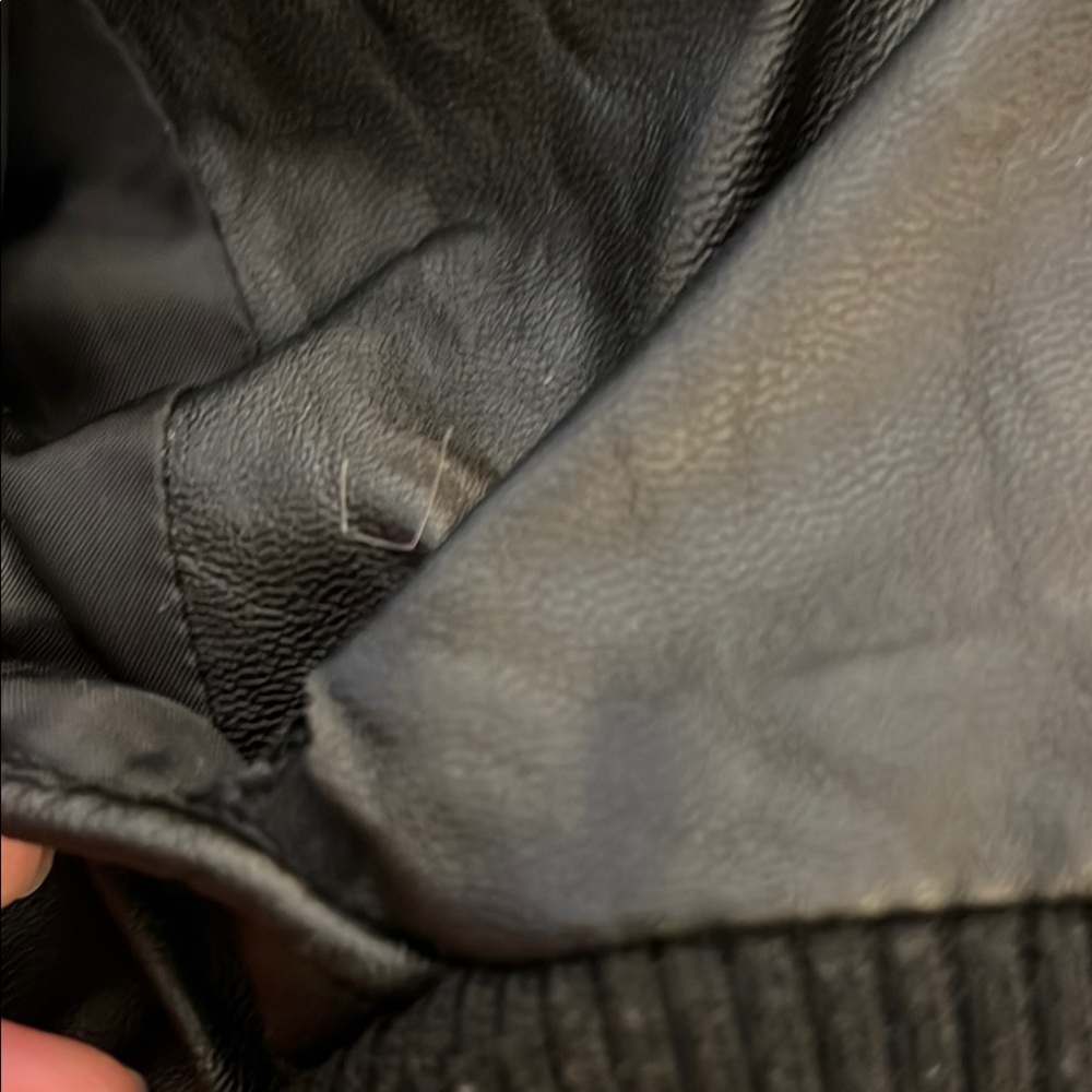 Black Bomber Jacket - Picture 4 of 7